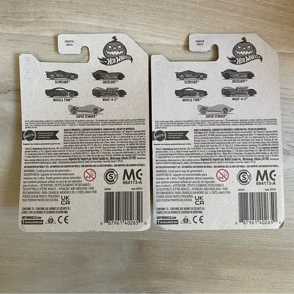 HOT WHEELS • x2‼️ Limited Special Edition Trick Or Treat Halloween Series Cars - Picture 6 of 16